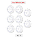 6/3 LEDs PIR Motion Sensor Light Cupboard Wardrobe Bedroom Night Lamp LED Under Cabinet Night Light For Closet Stairs Kitchen