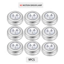 6/3 LEDs PIR Motion Sensor Light Cupboard Wardrobe Bedroom Night Lamp LED Under Cabinet Night Light For Closet Stairs Kitchen