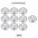 6/3 LEDs PIR Motion Sensor Light Cupboard Wardrobe Bedroom Night Lamp LED Under Cabinet Night Light For Closet Stairs Kitchen