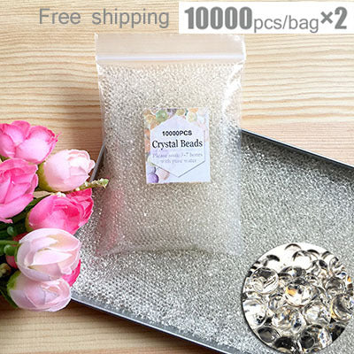 20000pcs/bag Crystal Soil Hydrogel Gel Polymer Water Beads Orbiz Flower/Wedding/Decoration Growing Water Balls Big Home Decor