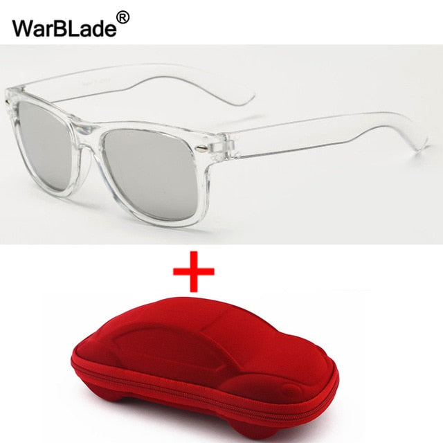WarBLade Cool Kids Sunglasses Children Anti-uv Sun Glasses Boys Girls Baby Eyeglasses Coating Lens UV 400 Protection With Case