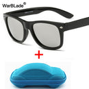 WarBLade Cool Kids Sunglasses Children Anti-uv Sun Glasses Boys Girls Baby Eyeglasses Coating Lens UV 400 Protection With Case