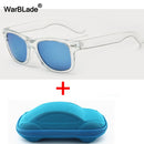 WarBLade Cool Kids Sunglasses Children Anti-uv Sun Glasses Boys Girls Baby Eyeglasses Coating Lens UV 400 Protection With Case