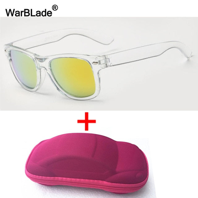 WarBLade Cool Kids Sunglasses Children Anti-uv Sun Glasses Boys Girls Baby Eyeglasses Coating Lens UV 400 Protection With Case