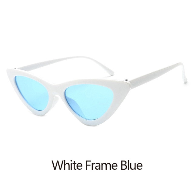 Epicool Cat Eye Sunglasses Women Plastic Frame Classic Sun glasses Ladies Retro Fashion Mirror Sunglasses UV400 oculos