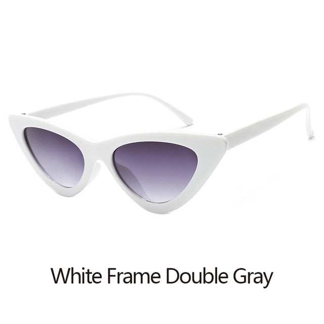 Epicool Cat Eye Sunglasses Women Plastic Frame Classic Sun glasses Ladies Retro Fashion Mirror Sunglasses UV400 oculos