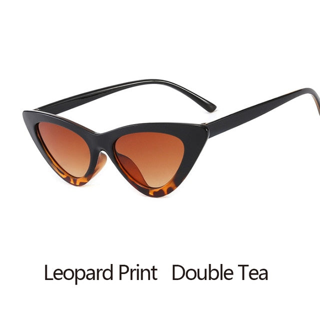 Epicool Cat Eye Sunglasses Women Plastic Frame Classic Sun glasses Ladies Retro Fashion Mirror Sunglasses UV400 oculos