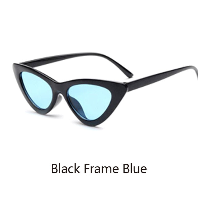 Epicool Cat Eye Sunglasses Women Plastic Frame Classic Sun glasses Ladies Retro Fashion Mirror Sunglasses UV400 oculos