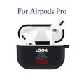 Silicone Case for Apple Airpods 1 2 Cases Cover Slogan Simple Text Dont touch airpods Earphone Cover for Airpods Pro capa Bags