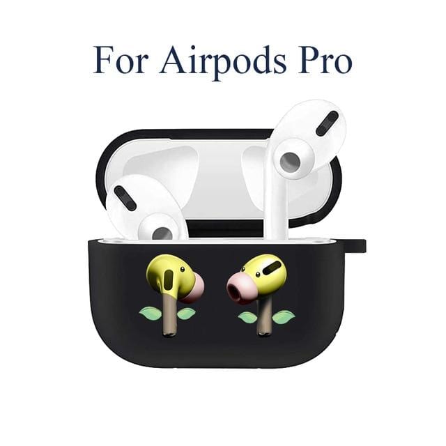 Silicone Case for Apple Airpods 1 2 Cases Cover Slogan Simple Text Dont touch airpods Earphone Cover for Airpods Pro capa Bags