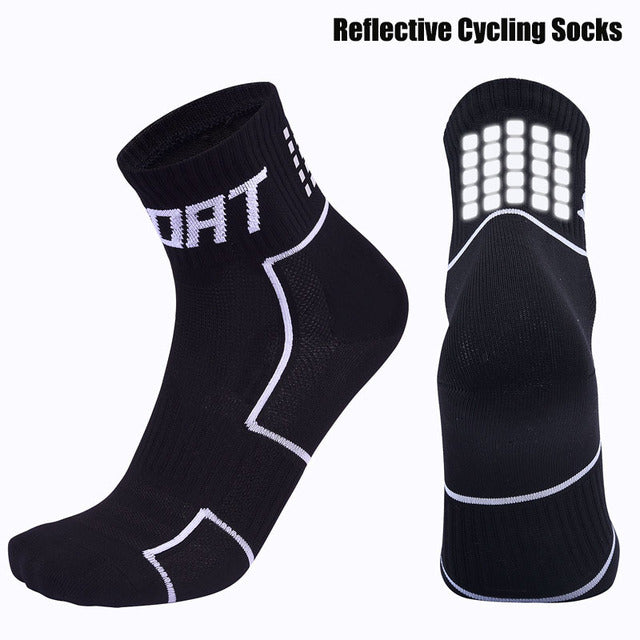 2020 New Men Women Cycling Sock Breathable Outdoor Basketball Socks Protect Feet Wicking Bike Running Football Sport Socks