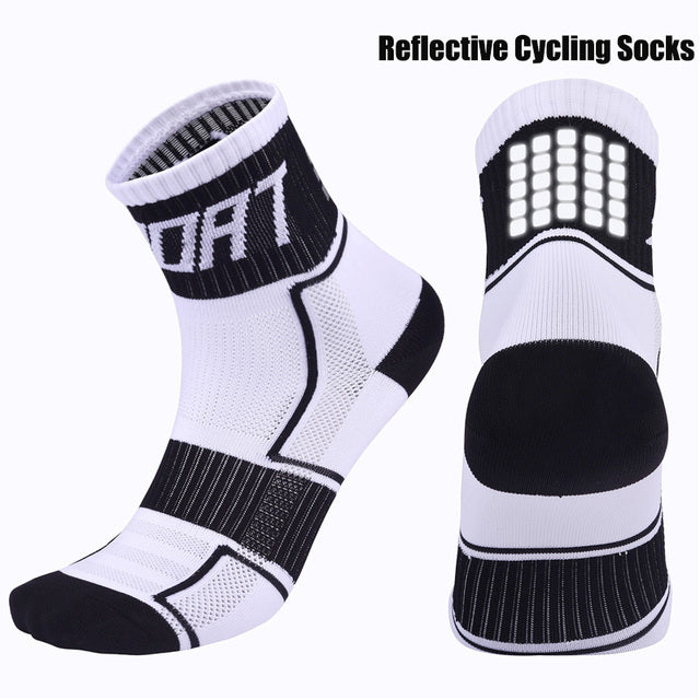 2020 New Men Women Cycling Sock Breathable Outdoor Basketball Socks Protect Feet Wicking Bike Running Football Sport Socks
