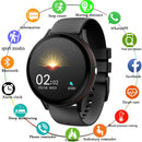 LIGE Full Touch Screen Men Smart Watches Sport Fitness Watch Heart Rate Blood Pressure Waterproof Smartwatch For android IOS+Box