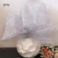 5M 10M Tulle Roll Crystal Fabric Organza Tulle Roll Spool Wedding Decoration Birthday Party Kids Baby Shower Wedding Decorations