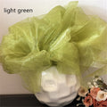 5M 10M Tulle Roll Crystal Fabric Organza Tulle Roll Spool Wedding Decoration Birthday Party Kids Baby Shower Wedding Decorations