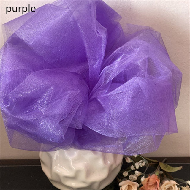 5M 10M Tulle Roll Crystal Fabric Organza Tulle Roll Spool Wedding Decoration Birthday Party Kids Baby Shower Wedding Decorations