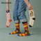 Couples Outdoor Skateboard Sox Autumn/Winter Creative Abstract Art Harajuku Hip Hop Streets Tide Sock Colorful Happy Funny Socks
