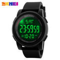 SKMEI Top Luxury Sport Watch Men Alarm Clock 5Bar Waterproof Watches Multifunction Digital Watch reloj hombre 1257
