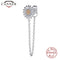 1pcs Gold Silver Color Lightning/Snake Chain Stud Earrings for Women 925 Sterling Silver Tassel Earrings Fashion Jewelry