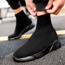 MWY Breathable Ankle Boot Women Socks Shoes Female Sneakers Casual Elasticity Wedge Platform Shoes zapatillas Mujer Soft Sole