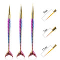 Nail Art Brush Set Manicure Tools Gradient Gel Nail Polish Builder Drawing Carving Ombre Brushes French Nail Design Painting Pen