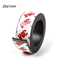 1 Meter 10*1 10*2 12*2 15*1 20*1 30*1 mm self Adhesive Flexible Soft Magnetic Strip Rubber Magnet Tape width 10mm/15mm/30mm