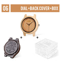 Personality Creative Design Logo MESSAGE Engraved Carved Customize ONLY Logo cost Laser Charge No Watch