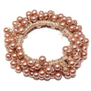 Ruoshui Woman Big Pearl Hair Ties Fashion Korean Style Hairband Scrunchies Girls Ponytail Holders Rubber Band Hair Accessories