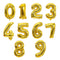 Big Size Gold Sliver Rose Gold Number Balloon Birthday Wedding  Party Decorations Foil Balloons Kid Boy toy Baby Shower