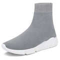 Brand Unisex Socks Shoes Breathable High-top Women Shoes Flats Fashion Sneakers Stretch Fabric Casual Slip-On Ladies Shoes