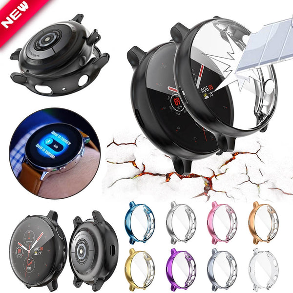 Galaxy Watch Active 2 Case for Samsung Galaxy Watch Active 2 40mm 44mm Protector Full Screen Protection Cover Cases