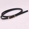 Women Faux Leather Belts Candy Color Thin Skinny Waistband Adjustable Belt Women Dress Strap cinturon mujer cinto feminino