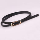 Women Faux Leather Belts Candy Color Thin Skinny Waistband Adjustable Belt Women Dress Strap cinturon mujer cinto feminino