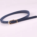 Women Faux Leather Belts Candy Color Thin Skinny Waistband Adjustable Belt Women Dress Strap cinturon mujer cinto feminino
