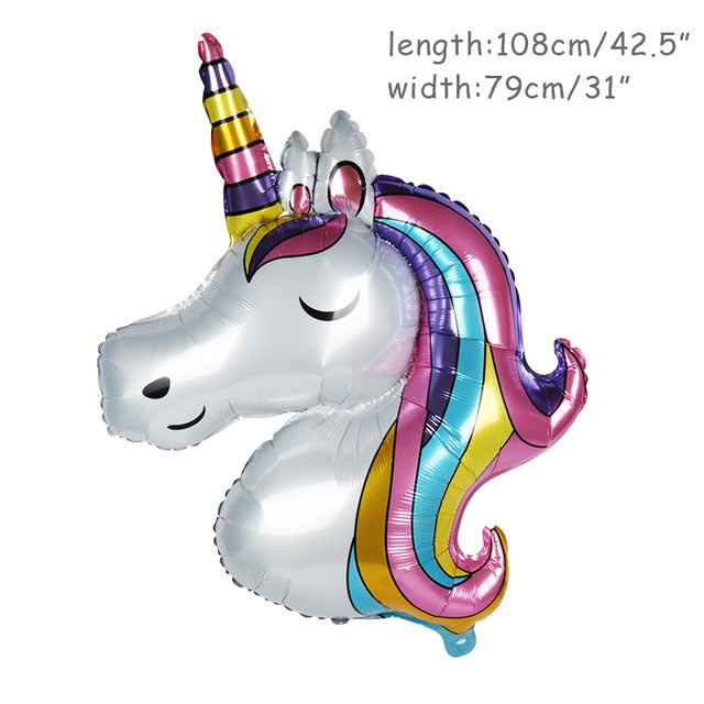 WEIGAO Unicorn Decoration Birthday Party Decor Kids Unicorn Disposable Tableware set Baby Shower Girl Birthday Party Supplies