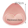 2pcs 1pair Sponge Inserts In Bra Padded for Swimsuit Breast Push Up Fill Brassiere Breast Patch Pads Women Intimates Accessories
