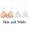 1/2PCS Women Bralette French Style Lace Bra Girls Triangle Cup Lingerie Deep V Wireless Underwear Soft Thin Seamless Bra