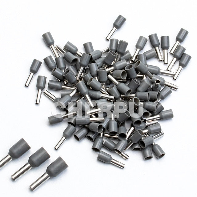 wire connect 100pcs Insulated connector Terminal Crimp Terminator cold pressed insulated termina VE0508 7508 1008 1508 2508 4009