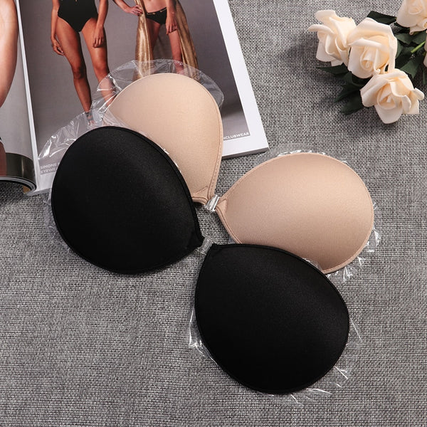 Sexy Sujetador Women's bra Invisible Push Up Bra Self-Adhesive Silicone Seamless Front Closure Sticky Backless Strapless Bra