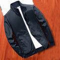 MANTLCONX New Spring Men Jacket Coats Casual Solid Color Jackets Stand Collar Men Business Jacket Brand Clothing Male Outwear