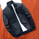 MANTLCONX New Spring Men Jacket Coats Casual Solid Color Jackets Stand Collar Men Business Jacket Brand Clothing Male Outwear