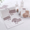 25*50CM Baby Towel Home Daily Cartoon Cute Embroidered Dog Baby Towels Scarf Bath Stuff Cotton Baby Wash Towel