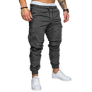Autumn Men Pants Hip Hop Harem Joggers Pants 2020 New Male Trousers Mens Joggers Solid Multi-pocket Pants Sweatpants M-4XL
