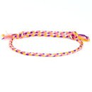 Meetvii Lucky Tibetan String Bracelets & Bangles for Women Men Handmade Tassel Knots Thread Rope Bracelet Ethnic Jewelry