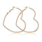 40mm 60mm 70mm 80mm Exaggerate Big Smooth Circle Hoop Earrings Brincos Simple Party Round Loop Earrings for Women Jewelry