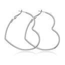 40mm 60mm 70mm 80mm Exaggerate Big Smooth Circle Hoop Earrings Brincos Simple Party Round Loop Earrings for Women Jewelry