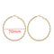 40mm 60mm 70mm 80mm Exaggerate Big Smooth Circle Hoop Earrings Brincos Simple Party Round Loop Earrings for Women Jewelry