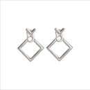 Hot Trendy Cute Nickel Free Earrings Fashion Jewelry  Earrings Square Stud Earrings For Women Brincos Statement Earrings