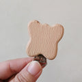 1pc New Arrival Lovely Wooden Pacifier Clip Natural Beech Wood Baby Pacifier Clips Dummy Clips DIY Pacifier Chain Accessory
