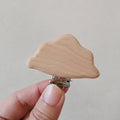 1pc New Arrival Lovely Wooden Pacifier Clip Natural Beech Wood Baby Pacifier Clips Dummy Clips DIY Pacifier Chain Accessory